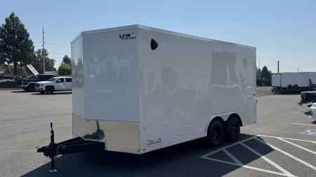 New 2026 Look Trailers 8.5 x 16 ST DLX Flat Top V-Nose 7K Cargo / Enclosed Trailer