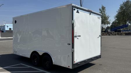 New 2026 Look Trailers 8.5 x 16 ST DLX Flat Top V-Nose 7K Cargo / Enclosed Trailer