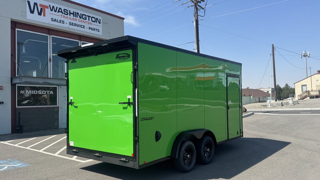 New 2026 Formula Trailers 7.5 x 16 Conquest SE Flat Top sloped V-nose 7k Cargo / Enclosed Trailer