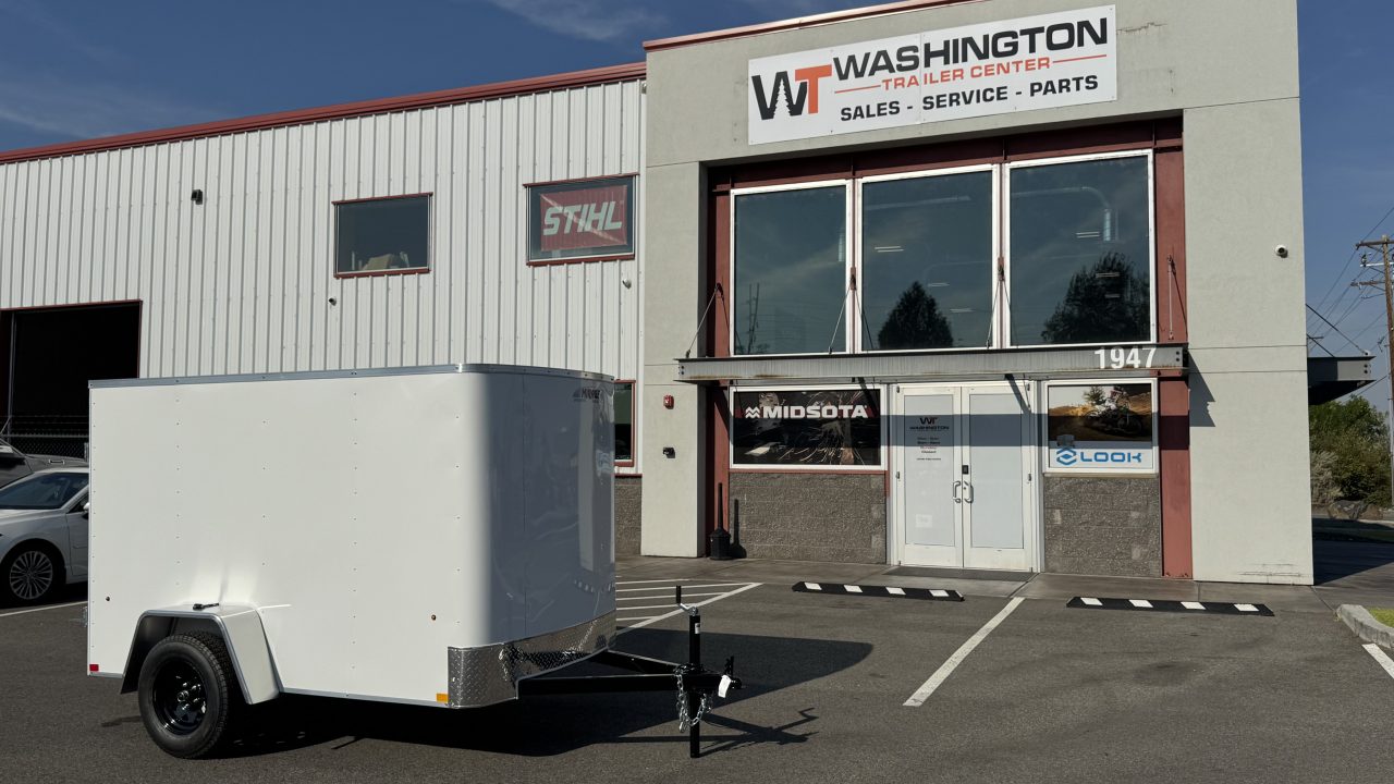 New 2027 Mirage Trailers 5X8 EXPO Cargo Flat Top Round Front 3K Cargo / Enclosed Trailer