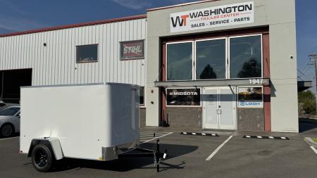 New 2027 Mirage Trailers 5X8 EXPO Cargo Flat Top Round Front 3K Cargo / Enclosed Trailer