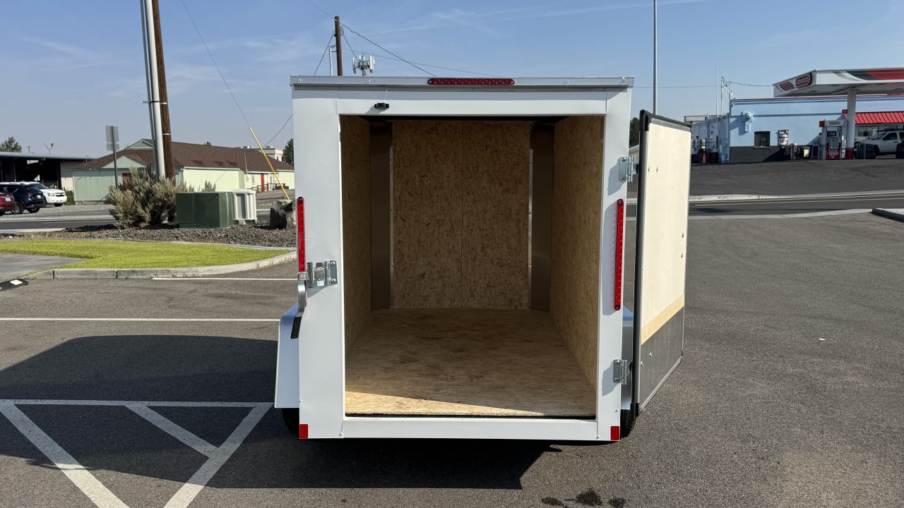 New 2027 Mirage Trailers 5X8 EXPO Cargo Flat Top Round Front 3K Cargo / Enclosed Trailer