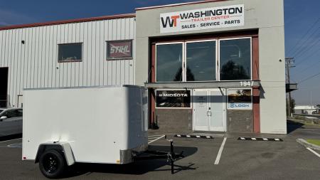 New 2027 Mirage Trailers 5X8 EXPO Cargo Flat Top Round Front 3K Cargo / Enclosed Trailer