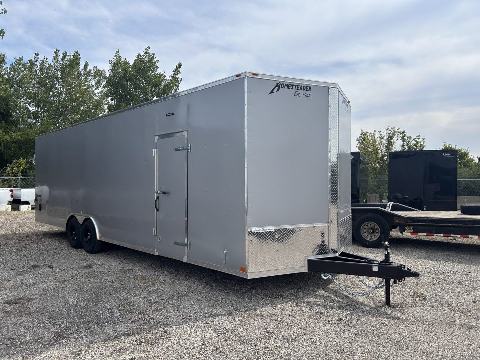 New 2027 Homesteader Trailer 8.5 X 28 FT ENCLOSED CAR HAULER 7 FT 6 IN INT HEIGHT 10K GVWR