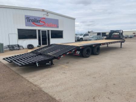 New 2027 PJ Trailers LD322 32' X 102" Flatbed Trailer