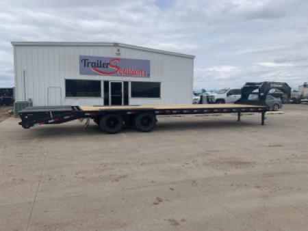 New 2027 PJ Trailers LD322 32' X 102" Flatbed Trailer