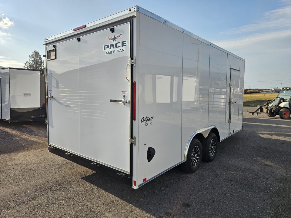New 2027 Pace Outback DLX 8.5x18 10k Cargo Trailer