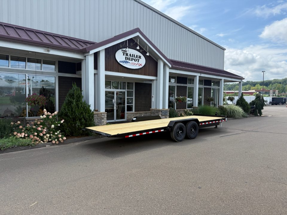 New Cam Superline 7' x 24' Power Tilt Car Hauler 14K
