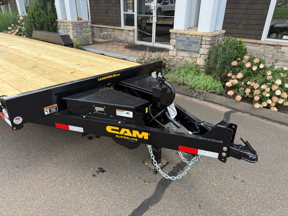 New Cam Superline 7' x 24' Power Tilt Car Hauler 14K