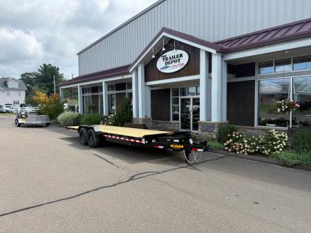 New Cam Superline 7' x 24' Power Tilt Car Hauler 14K
