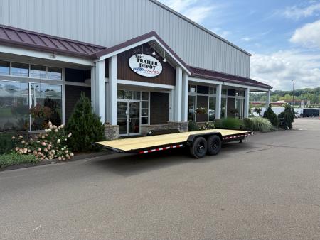 New Cam Superline 7' x 24' Power Tilt Car Hauler 14K