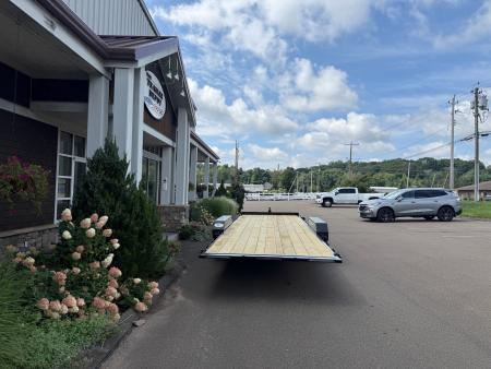 New Cam Superline 7' x 24' Power Tilt Car Hauler 14K