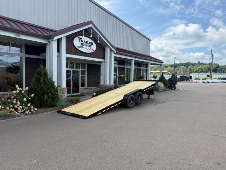 New Cam Superline 7' x 24' Power Tilt Car Hauler 14K