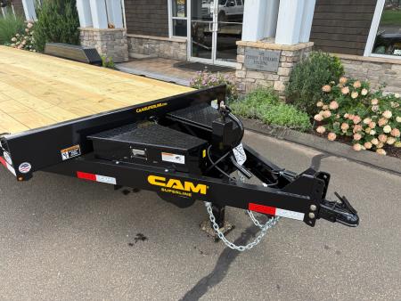 New Cam Superline 7' x 24' Power Tilt Car Hauler 14K