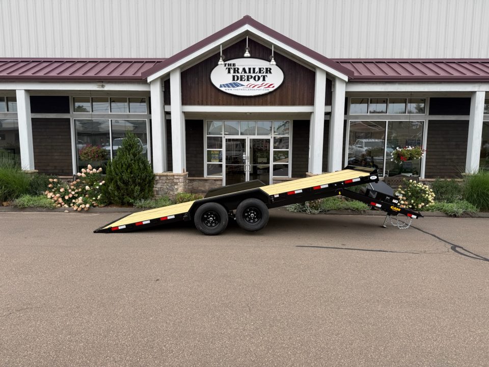 New CAM SUPERLINE 7' X 20' POWER TILT CAR HAULER 9.9K