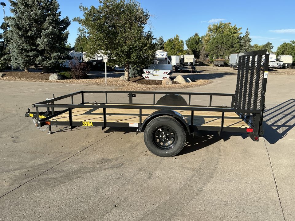 New 2027 Big Tex 35SA-12R1A-4PBK Utility Trailer