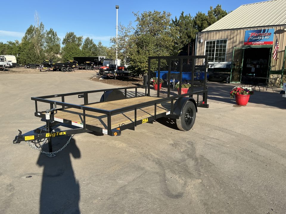 New 2027 Big Tex 35SA-12R1A-4PBK Utility Trailer