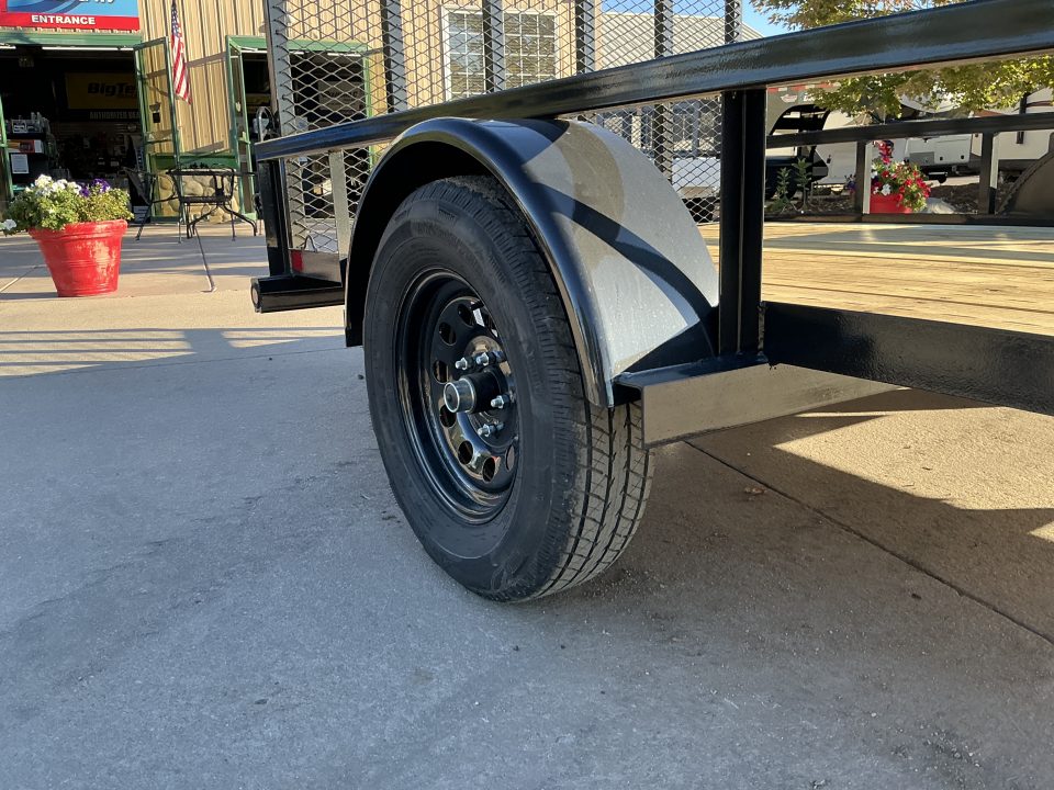 New 2027 Big Tex 35SA-12R1A-4PBK Utility Trailer