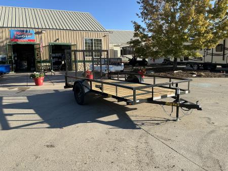 New 2027 Big Tex 35SA-12R1A-4PBK Utility Trailer