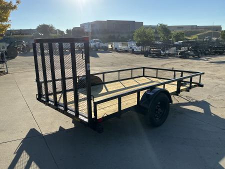 New 2027 Big Tex 35SA-12R1A-4PBK Utility Trailer