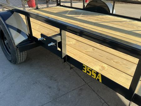 New 2027 Big Tex 35SA-12R1A-4PBK Utility Trailer