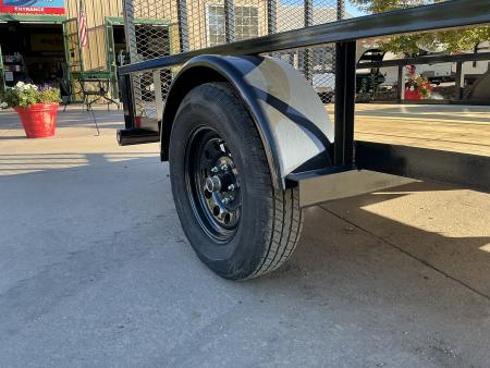 New 2027 Big Tex 35SA-12R1A-4PBK Utility Trailer