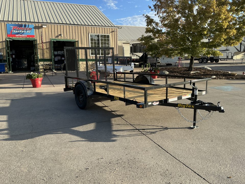 New 2027 Big Tex 35SA-12R1A-4PBK Utility Trailer