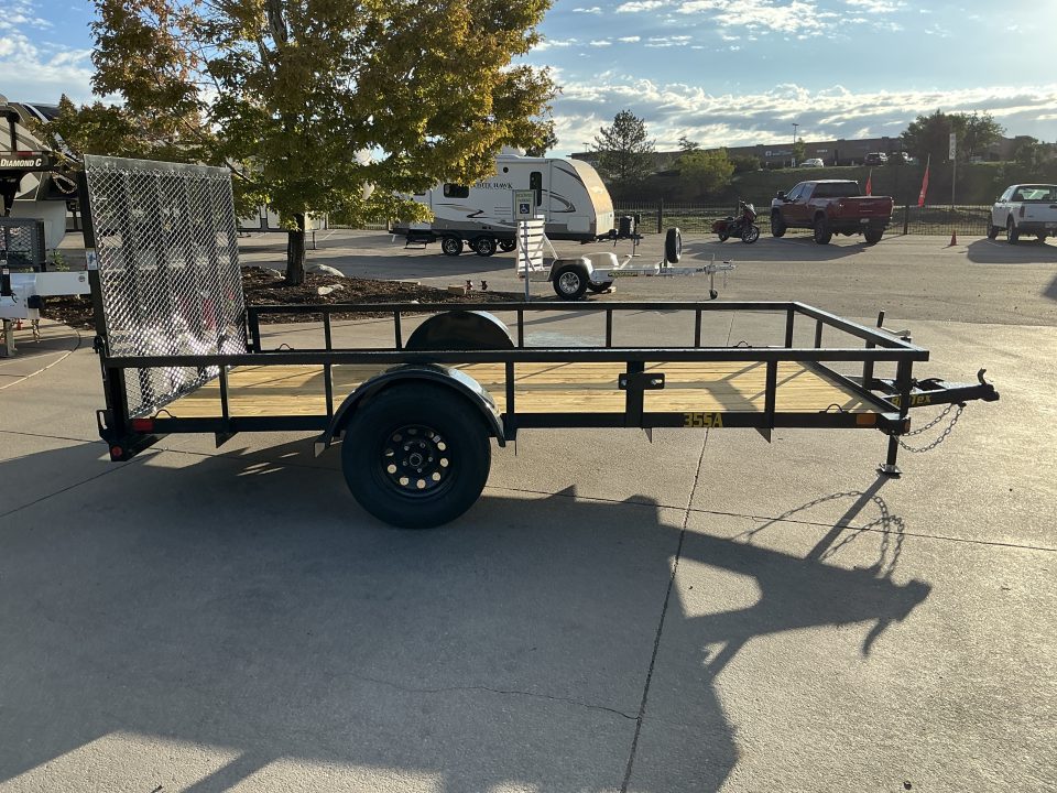 New 2027 Big Tex 35SA-12R1A-4PBK Utility Trailer