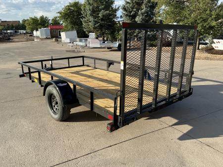New 2027 Big Tex 35SA-12R1A-4PBK Utility Trailer