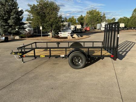New 2027 Big Tex 35SA-12R1A-4PBK Utility Trailer