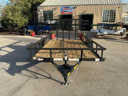 New 2027 Big Tex 35SA-12R1A-4PBK Utility Trailer