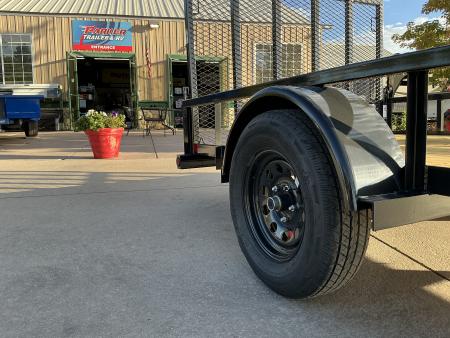 New 2027 Big Tex 35SA-12R1A-4PBK Utility Trailer