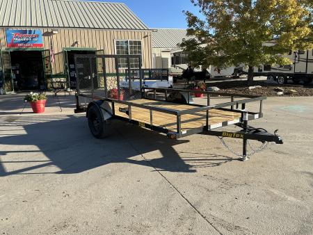 New 2027 Big Tex 35SA-12R1A-4PBK Utility Trailer