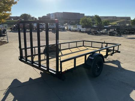 New 2027 Big Tex 35SA-12R1A-4PBK Utility Trailer
