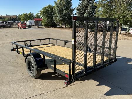 New 2027 Big Tex 35SA-12R1A-4PBK Utility Trailer