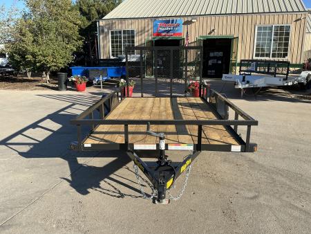 New 2027 Big Tex 35SA-12R1A-4PBK Utility Trailer