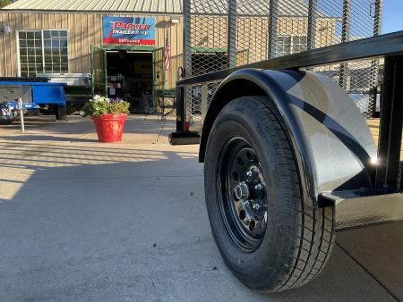 New 2027 Big Tex 35SA-12R1A-4PBK Utility Trailer