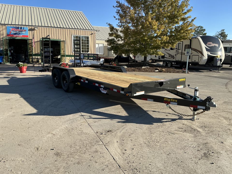 New 2027 Big Tex 14EB-22D2A-KRBK Flatbed Trailer