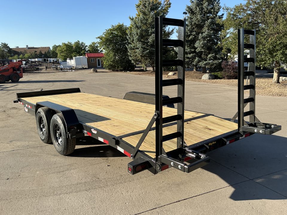 New 2027 Big Tex 14EB-22D2A-KRBK Flatbed Trailer