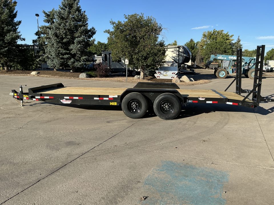 New 2027 Big Tex 14EB-22D2A-KRBK Flatbed Trailer