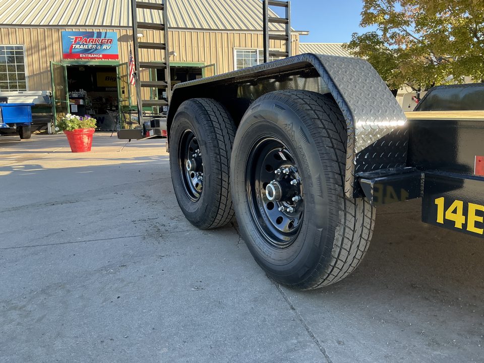 New 2027 Big Tex 14EB-22D2A-KRBK Flatbed Trailer