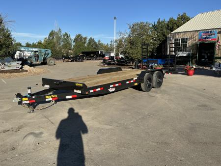 New 2027 Big Tex 14EB-22D2A-KRBK Flatbed Trailer