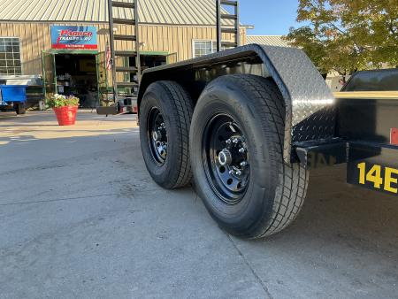 New 2027 Big Tex 14EB-22D2A-KRBK Flatbed Trailer