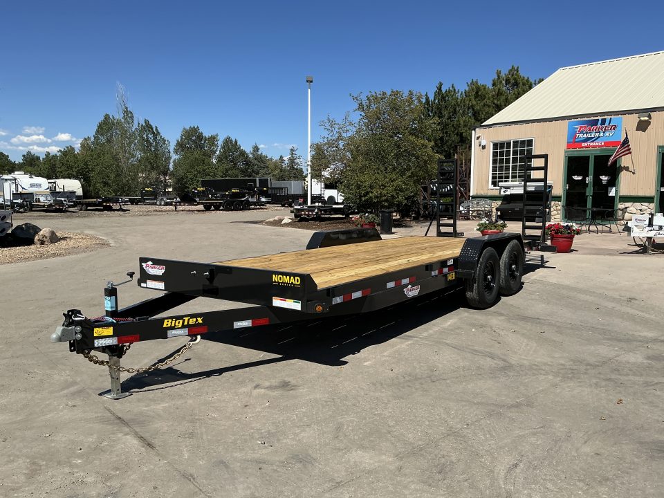 New 2027 Big Tex 14EB-22D2A-KRBK Flatbed Trailer