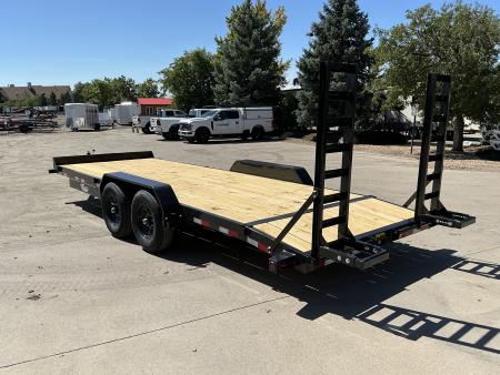 New 2027 Big Tex 14EB-22D2A-KRBK Flatbed Trailer