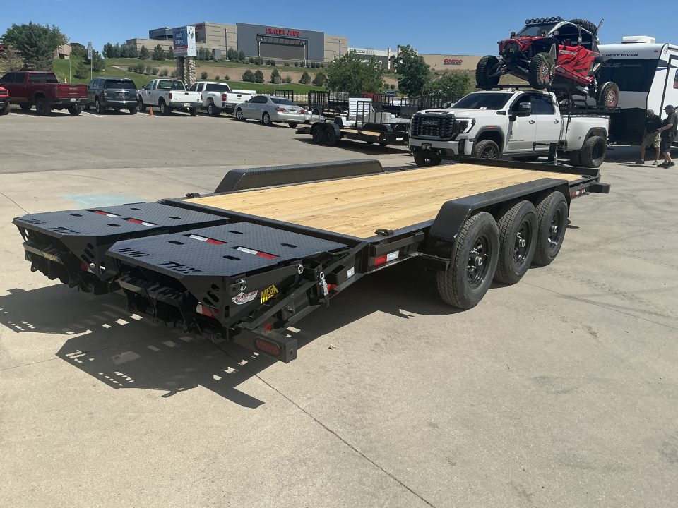 New 2027 Big Tex 21EH-22D3A-MRBK Flatbed Trailer