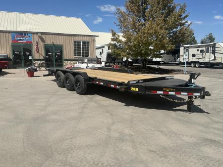 New 2027 Big Tex 21EH-22D3A-MRBK Flatbed Trailer