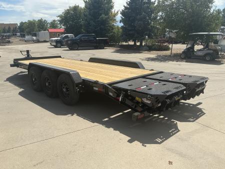 New 2027 Big Tex 21EH-22D3A-MRBK Flatbed Trailer