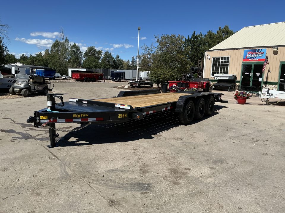 New 2027 Big Tex 22' 21K Triple Axle Flatbed Trailer