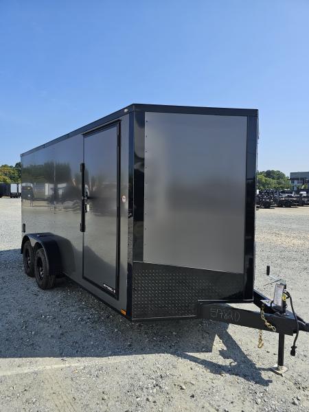 New 2027 Spartan Cargo 7x16 w/ Ramp Door & Blackout Package Cargo / Enclosed Trailer